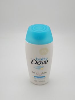 MANILA, PH - SEPT 25 - Baby Dove hair to toe wash on September 25, 2020 in Manila, Philippines.