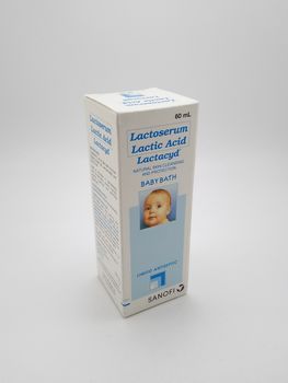 MANILA, PH - SEPT 25 - Lactic acid lactacyd baby bath box on September 25, 2020 in Manila, Philippines.