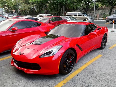 MANILA, PH - SEPT 25 - Chevrolet corvette stingray on September 25, 2020 in Manila, Philippines.