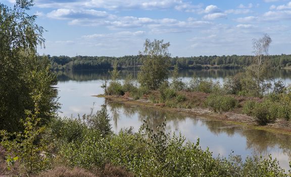 Lake Reindersmeer in De Maasduinen National Park, Limburg, Netherlands