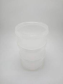 Powdered milk layer stack plastic dispenser use to put milk content 