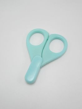Small handy baby nail scissors use to cut finger nails