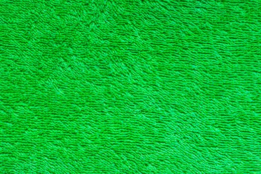 A background of a fine green towel