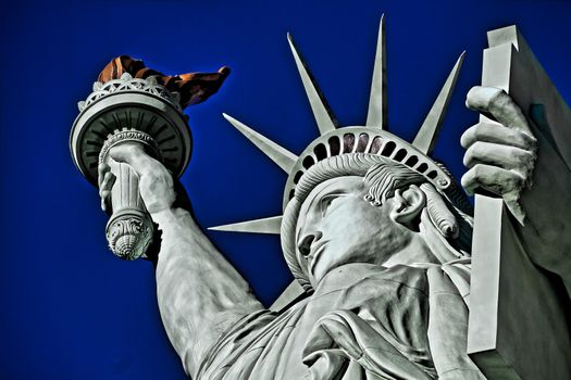 The Statue of Liberty is a colossal copper statue designed by Auguste Bartholdi a French sculptor was built by Gustave Eiffel.Dedicated on Oct 28, 1886.One of most famous icons of the 4th of July USA.