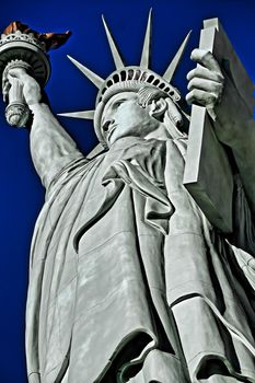 The Statue of Liberty is a colossal copper statue designed by Auguste Bartholdi a French sculptor was built by Gustave Eiffel.Dedicated on Oct 28, 1886.One of most famous icons of the 4th of July USA.