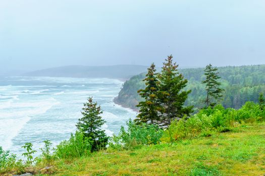 Landscape (near Broad Cove), in Cape Breton Highlands National Park, Nova Scotia, Canada