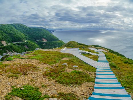 Views of the skyline trail, in Cape Breton Highlands National Park, Nova Scotia, Canada