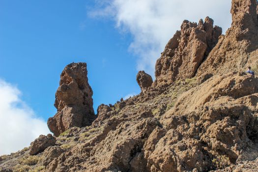 Landscape around the Teide - the highest mountain of spain