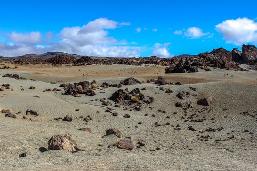 Landscape around the Teide - the highest mountain of spain