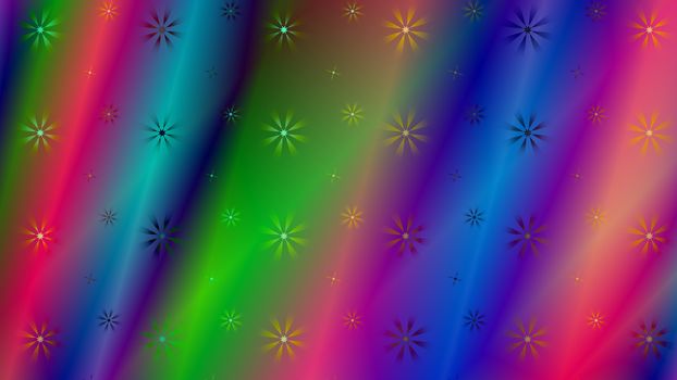 Gradient color abstract light background with glittery colored shiny bokeh stars. Sparkling glittered particles on colored background for placard, banner and greeting cards.