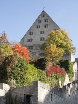 Historic building Neubausaal in Schwaebisch Hall in Germany