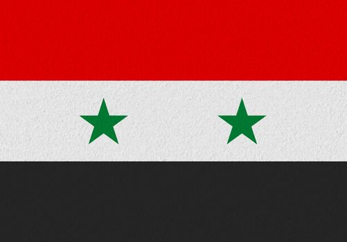Syria paper flag. Patriotic background. National flag of Syria
