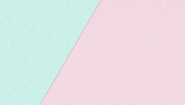 Pastel colored paper Pink and blue green, kraft paper texture background For aesthetic creative design