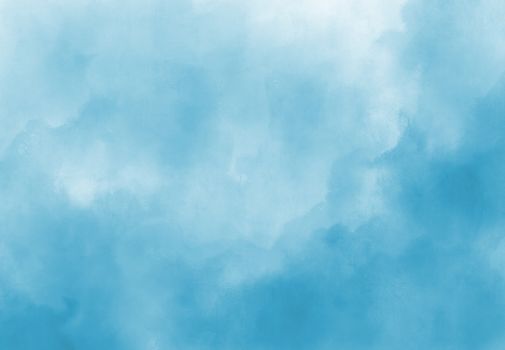 Abstract Bluesky  Water color background, Illustration, texture for design