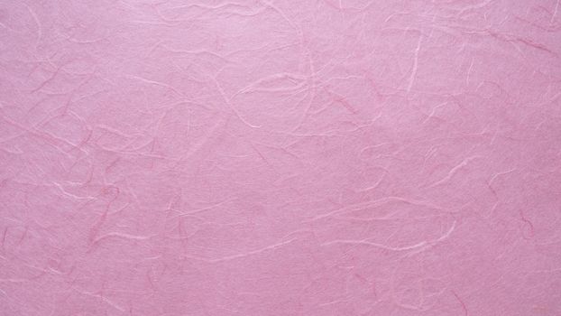 Pink Mulberry Paper texture background, Handmade paper horizontal with Unique design of paper, Soft natural paper style For aesthetic creative design