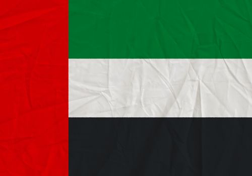 United arab grunge flag. Patriotic background. National flag of United arab