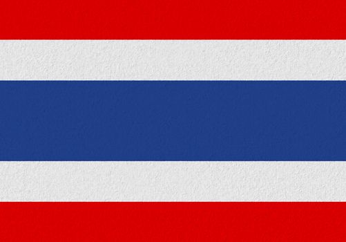 Thailand paper flag. Patriotic background. National flag of Thailand