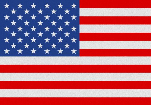 United States of America paper flag. Patriotic background. National flag of United States of America