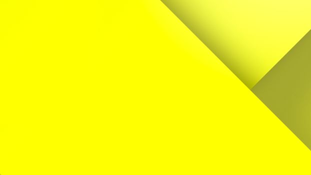 Diagonal yellow dynamic stripes on color background. Modern abstract 3d render background with lines and dark shadows