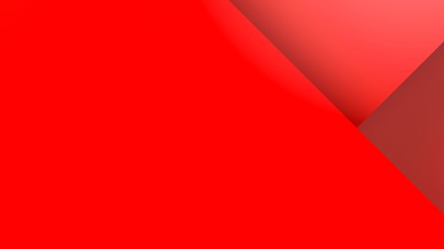 Diagonal red dynamic stripes on color background. Modern abstract 3d render background with lines and dark shadows