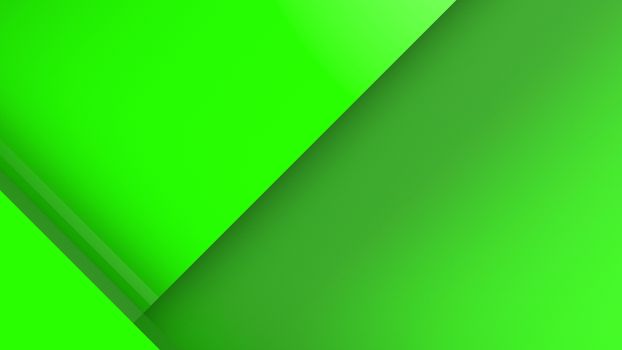 Diagonal green dynamic stripes on color background. Modern abstract background with lines and shadows