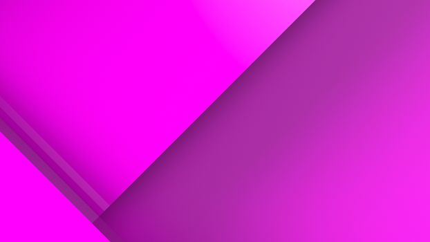 Diagonal purple dynamic stripes on color background. Modern abstract 3d render background with lines and dark shadows