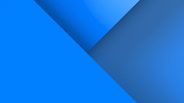 Diagonal blue dynamic stripes on color background. Modern abstract 3d render background with lines and dark shadows