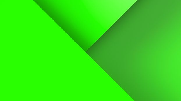 Diagonal green dynamic stripes on color background. Modern abstract background with lines and shadows