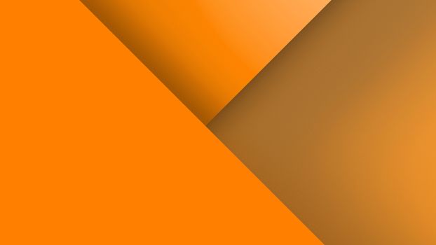 Diagonal orange dynamic stripes on color background. Modern abstract background with lines and dark shadows
