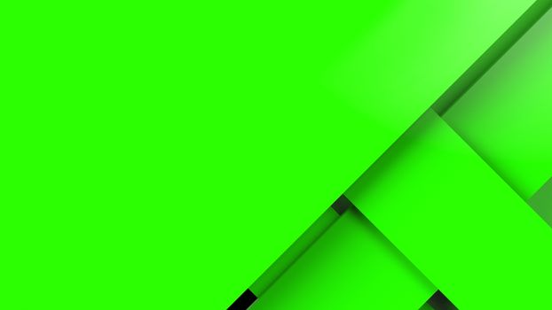 Diagonal green dynamic stripes on black background. Modern abstract background with lines and shadows