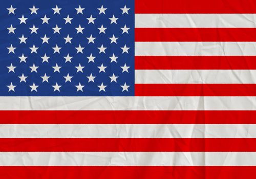 United States of America grunge flag. Patriotic background. National flag of United States of America