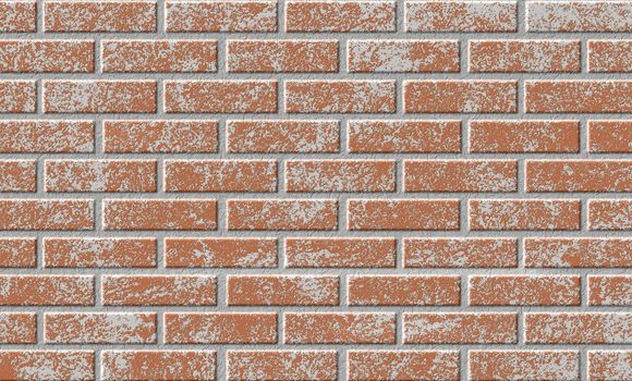 Brick wall illustration. Brown textured background. Pattern of decorative wall surface