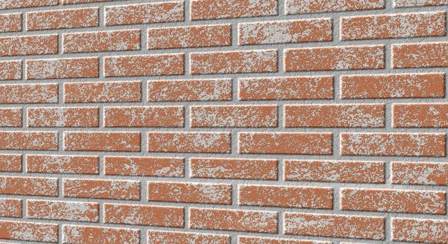 Brick wall. Brown textured background. Pattern of decorative wall surface