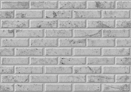 Gray brick wall pattern for design. Brick wall illustration.