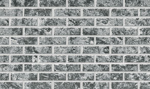 Brick wall illustration. Black and white textured background. Pattern of decorative wall surface