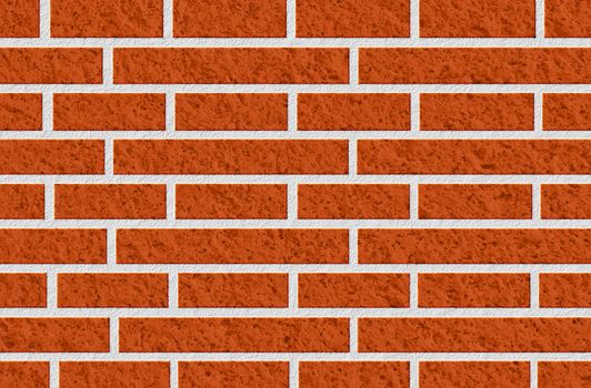 Red brick wall. Abstract background of brick wall