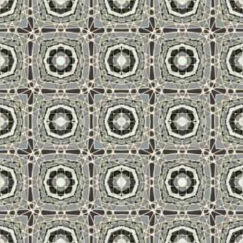 Seamless abstract pattern. Geometric ornament. Colorful endless background