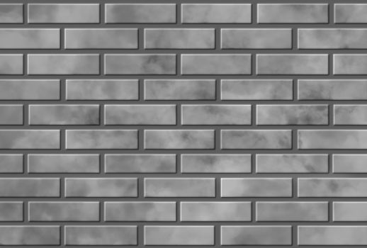 Brick wall illustration. Gray textured background. Pattern of decorative wall surface