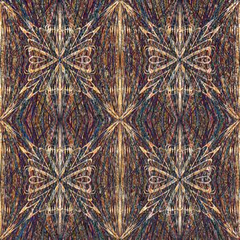 Seamless abstract pattern. Brown repeating artistic backdrop