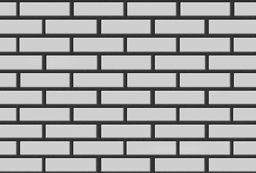 Brick wall illustration. White brick wall background