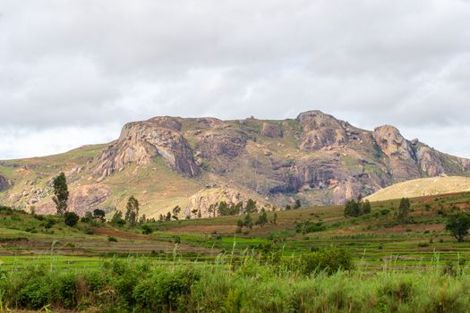 A Landscape shots of the island of Madagascar