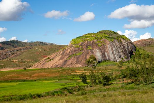 A landscape shot of the island of Madagascar