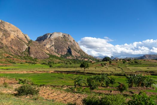 A landscape shot of the island of Madagascar