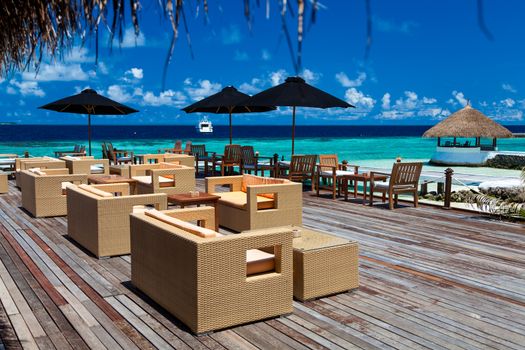 One bar on a holiday island