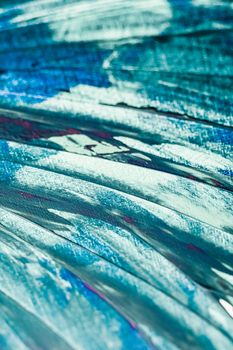 Turquoise abstract background, painting and arts