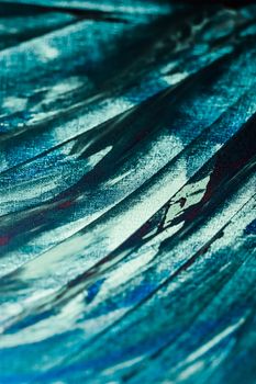 Turquoise abstract background, painting and arts