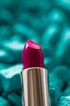 Red lipstick closeup, luxury make-up and beauty cosmetics