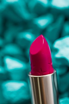 Red lipstick closeup, luxury make-up and beauty cosmetics