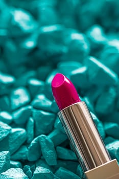 Red lipstick closeup, luxury make-up and beauty cosmetics