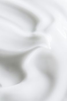 Pure white cream texture as background, hand wash creamy soap and organic cosmetics